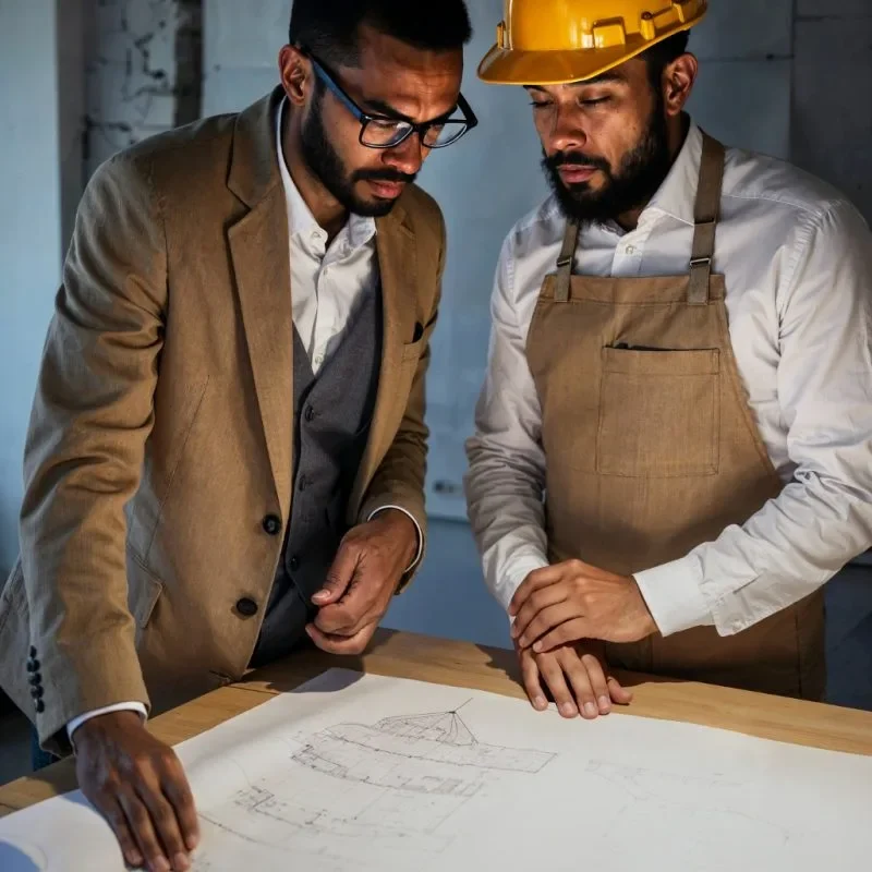 interior construction plan by interior and exterior designing company in Bangalore .